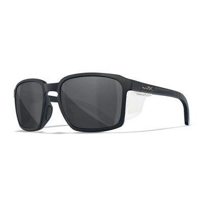 Okulary strzeleckie WX ALFA BLACK ramka SMOKED szkło
