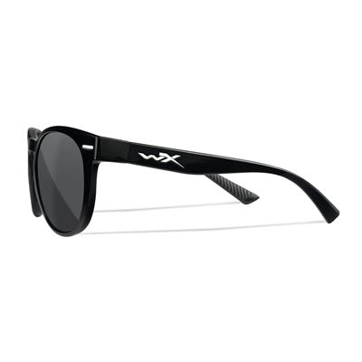 Damskie gogle strzeleckie WX COVERT BLACK ramka SMOKED szkło