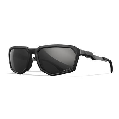 Gogle strzeleckie WX RECON CAPTIVATE™ CZARNA ramka POLARYZOWANE PURPUROWE soczewki