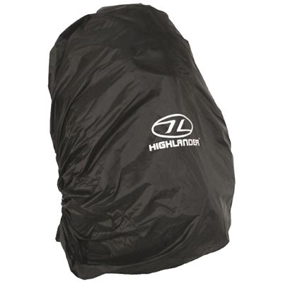 Pokrowiec na plecak 20-30 l CZARNY