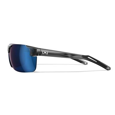 Okulary strzeleckie WX PRIME CAPTIVATE™ SZARA oprawka POLARYZOWANE NIEBIESKIE szkła
