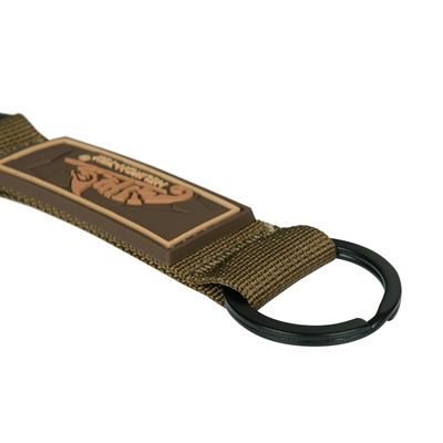 Brelok z karabińczykiem logo HELIKON-TEX COYOTE