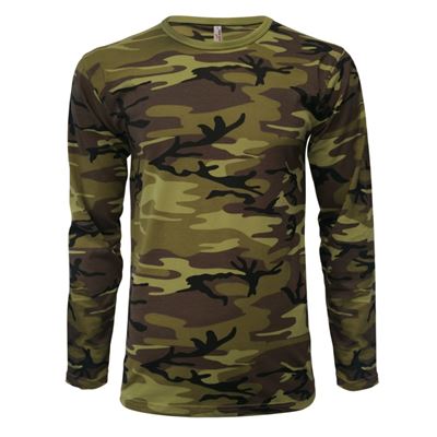 Koszulka z długim rękawem w kamuflażu LS MILITARY