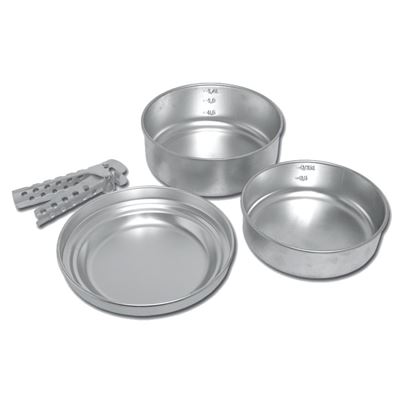Naczynia ANNAPURNA trzyczęściowe aluminiowe (anodowane)