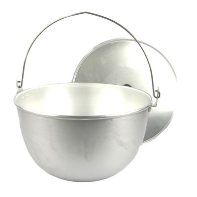 Aluminiowy czajnik z pokrywką 10l (bejcowany)