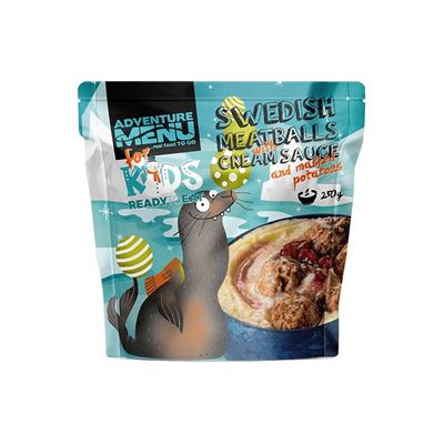 Szwedzkie klopsiki z sosem śmietanowym - sterylizowane dania gotowe ADM baby