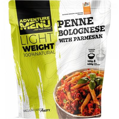 Penne z sosem bolońskim PORCE 105 g/400 g – suszone danie gotowe
