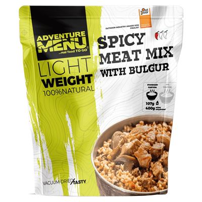 Pikantny garnek z kaszą bulgur PORCE 107g/400g - odwodniony gotowy posiłek