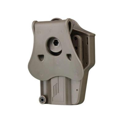 Kabura pistoletowa Per-Fit™ universal RIGHT FLAT DARK EARTH