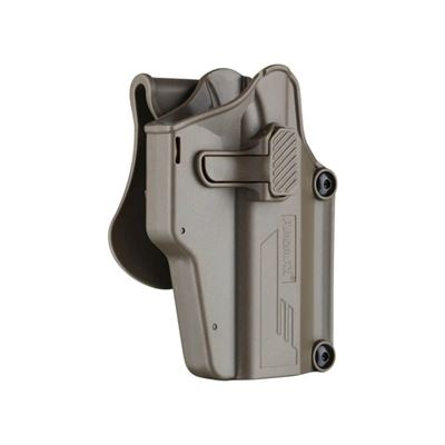 Kabura pistoletowa Per-Fit™ universal RIGHT FLAT DARK EARTH