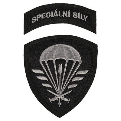 Naszywka sił specjalnych - CZARNA