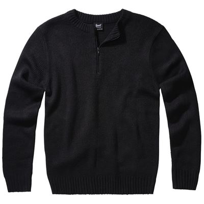 Sweter rozpinany Armee zip 3/4 BLACK