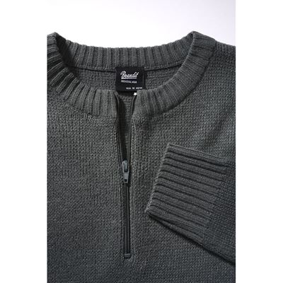 Sweter z zamkiem błyskawicznym Armee 3/4 GREY