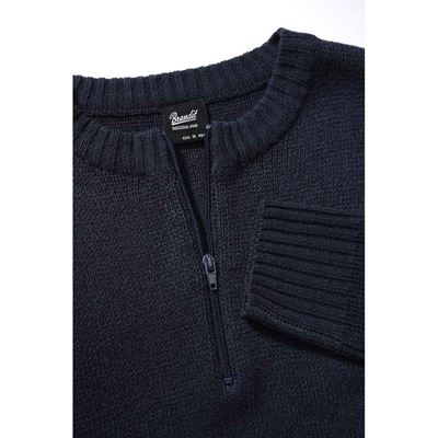 Sweter rozpinany Armee zip 3/4 NAVY BLUE