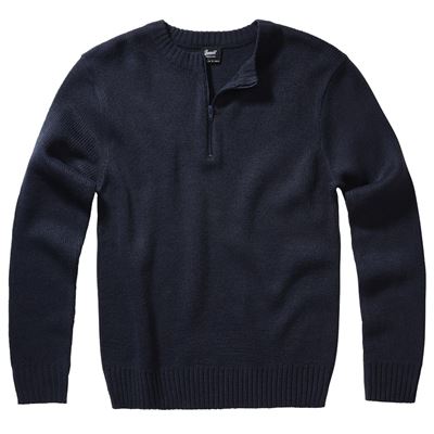 Sweter rozpinany Armee zip 3/4 NAVY BLUE