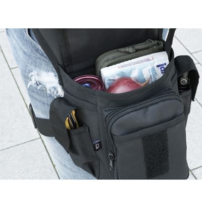 Torba na udo z paskami SIDE KICK BAG BLACK