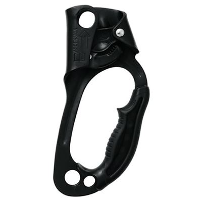 Bloczek linowy z uchwytem Petzl ASCENSION prawy CZARNY