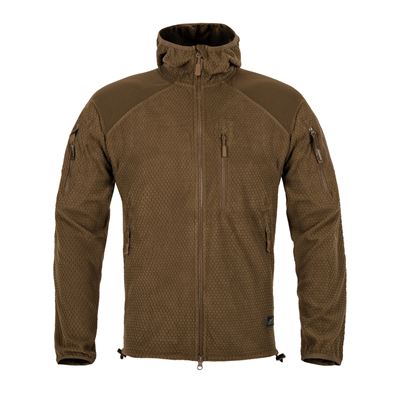 Mikina ALPHA FLEECE s kapucí COYOTE