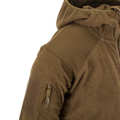 Mikina ALPHA FLEECE s kapucí COYOTE