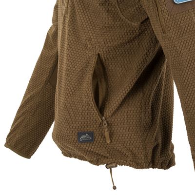 Mikina ALPHA FLEECE s kapucí COYOTE