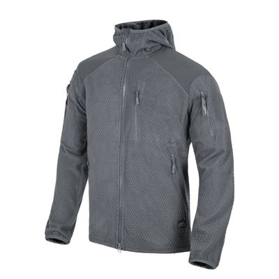 Bluza ALPHA FLEECE z kapturem GREY