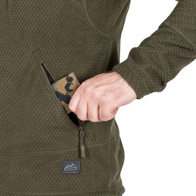 Funkcjonalna bluza polarowa ALPHA TACTICAL GREEN