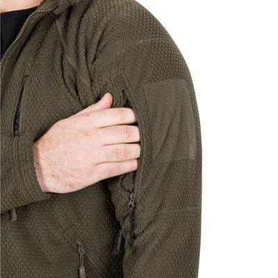 Funkcjonalna bluza polarowa ALPHA TACTICAL GREEN