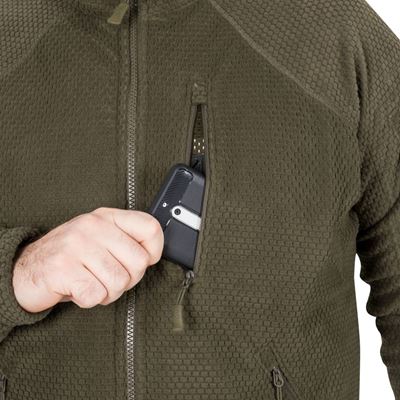 Funkcjonalna bluza polarowa ALPHA TACTICAL GREEN