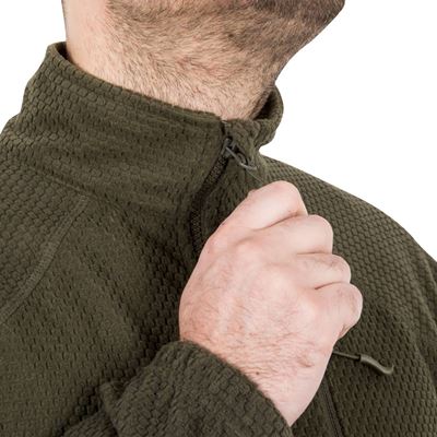 Funkcjonalna bluza polarowa ALPHA TACTICAL GREEN