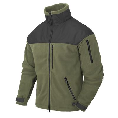 Kurtka polarowa CLASSIC ARMY GREEN-BLACK