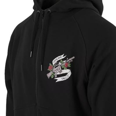 Bluza z kapturem COME AND TAKE IT ZIP CZARNA