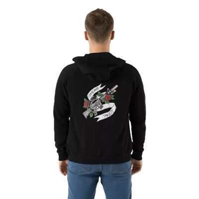 Bluza z kapturem COME AND TAKE IT ZIP CZARNA