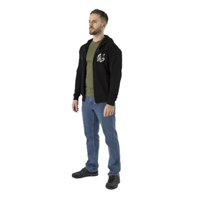 Bluza z kapturem COME AND TAKE IT ZIP CZARNA