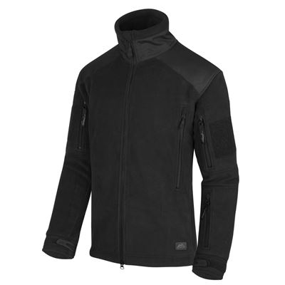 LIBERTY Ciężka kurtka polarowa BLACK