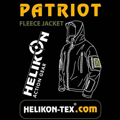 Kurtka PATRIOT Heavy fleece CZARNA