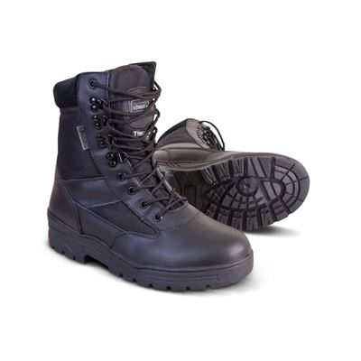 Wysokie buty PATROL skóra/nylon CZARNE