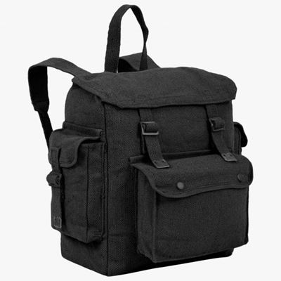 Plecak LARGE WEB z kieszeniami BLACK