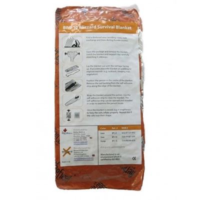 Koc termiczny BLIZZARD® SURVIVAL awaryjny mały ZIELONY