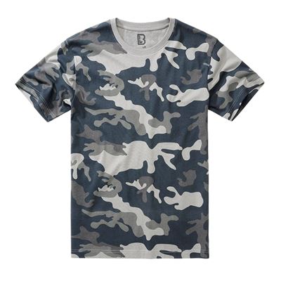 Koszulka kamuflażowa Oeko-Tex® z krótkim rękawem GREY CAMO
