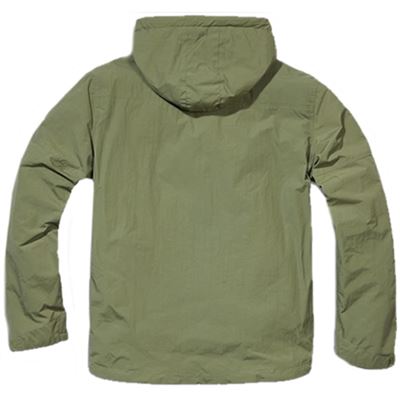 Kurtka wiatrówka z kapturem WINDBREAKER ZIELONA