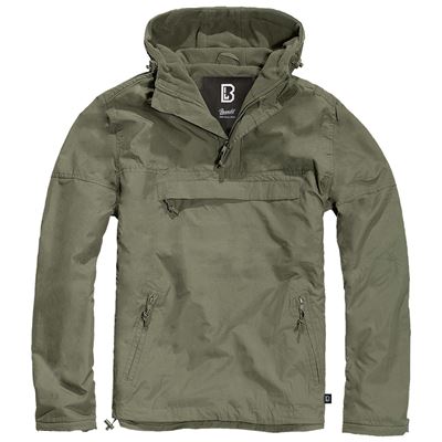 Kurtka wiatrówka z kapturem WINDBREAKER ZIELONA