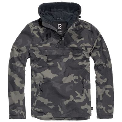 Kurtka wiatrówka z kapturem WINDBREAKER NIGHT CAMO