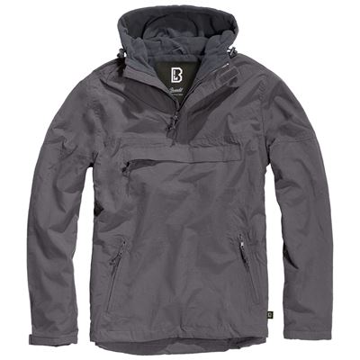 Kurtka wiatrówka z kapturem WINDBREAKER ANTRACITOVÁ