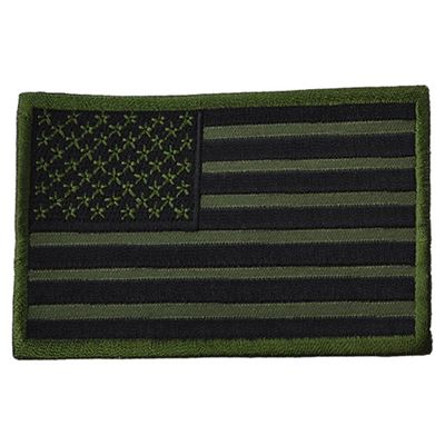 Naszywka flaga USA bojowa - OLIV