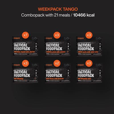 Żywność suszona 21 porcji WEEKPACK TANGO TACTICAL FOODPACK C0019 5