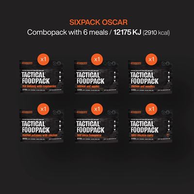 Żywność suszona 6 porcji SIXPACK OSCAR TACTICAL FOODPACK C0021 2