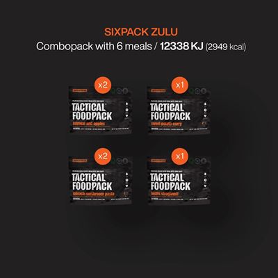 Żywność suszona 6 porcji SIXPACK ZULU TACTICAL FOODPACK C0022 2