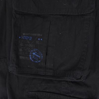 Spodnie PURE vintage CZARNE