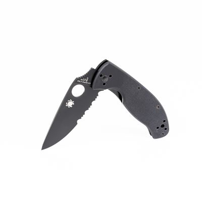 Nóż zamykający SPYDERCO TENACIOUS combi BLACK