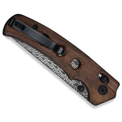 Nóż składany NOCTIS, ostrze damasceńskie